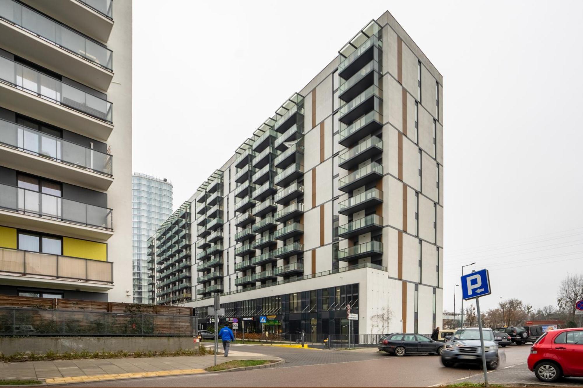 Warsaw Business Apartments - Air Conditioning, 10Th Floor, City View, Balcony - By Rentujemy Exteriör bild
