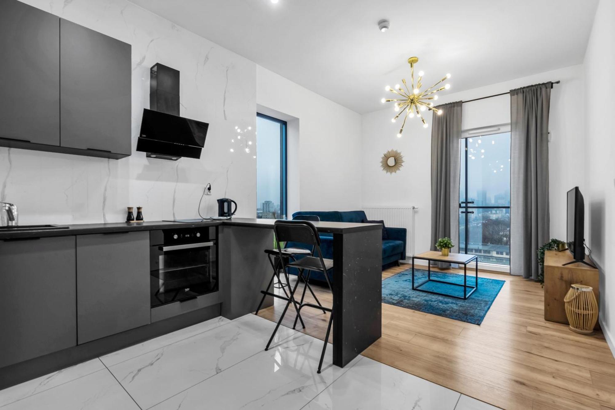 Warsaw Business Apartments - Air Conditioning, 10Th Floor, City View, Balcony - By Rentujemy Exteriör bild